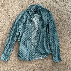 GAP long sleeve button down shirt.